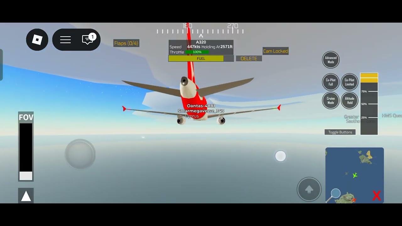 Qantas A320 IZOL-LAR