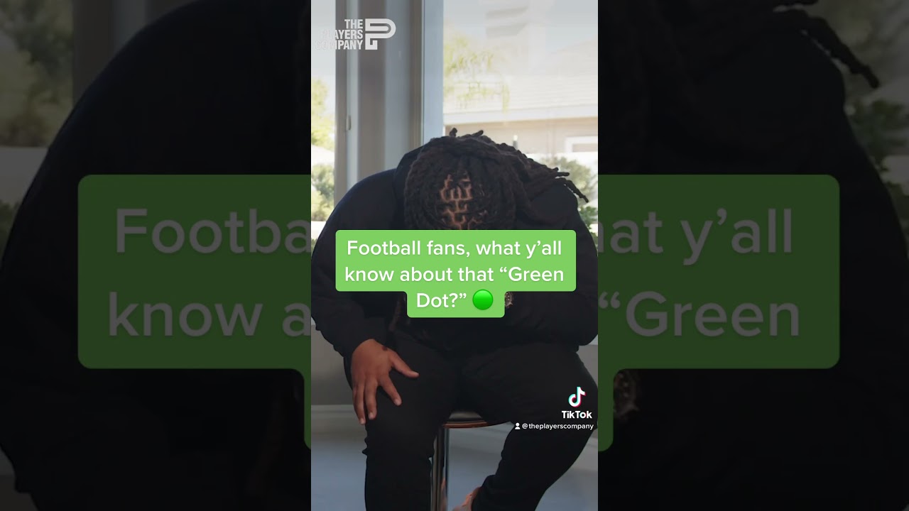 Linebackers know about that “green dot.” 😅 