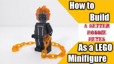 How to Build a Better Robbie Reyes as a LEGO Minifigure