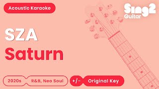 Saturn - SZA (Karaoke Acoustic)