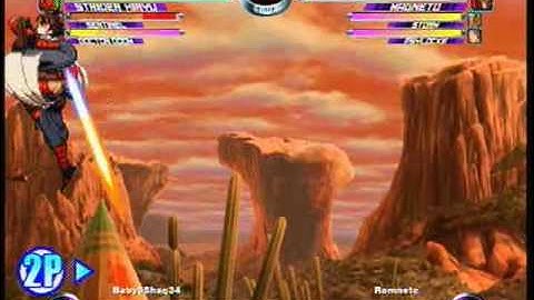 MvC2 Online (360): BabyOShaq34 (Strid/Sent/Doom) vs Brett (MSP) 13 .:3.3.10:.