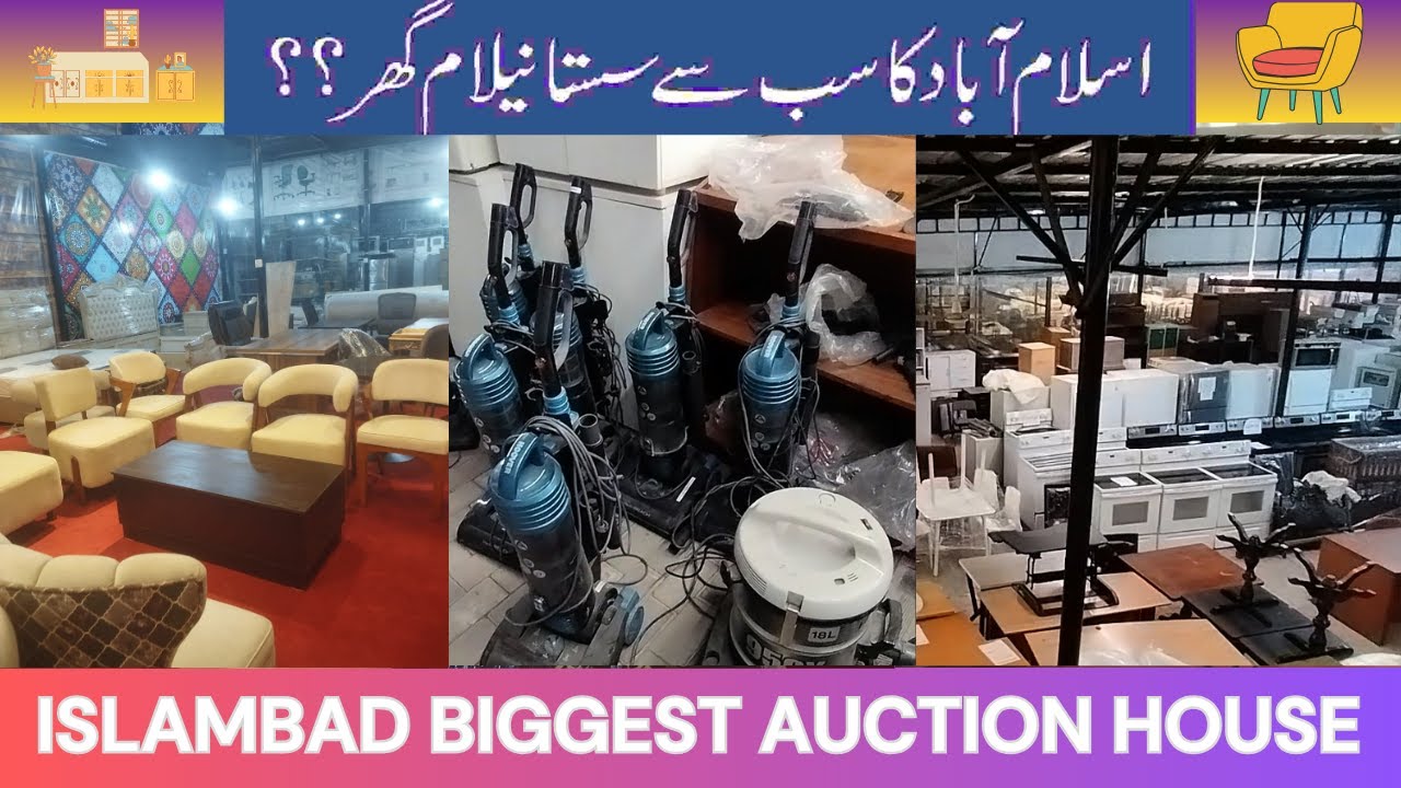 Biggest Auction House in Islamabad | Imported & Local Goods #IslamabadAuction#rangesafar