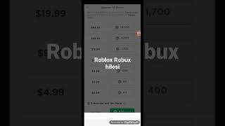 Roblox robux hilesi(Roblox robux hile