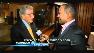 TONY BENNETT HABLANDO SOBRE EL DISCO VIVA DUETS CON CHAYANNE Y ARTISTAS LATINOS