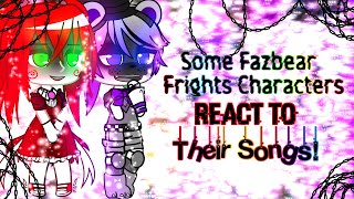 Some Fazbear Frights Characters React to their Songs!