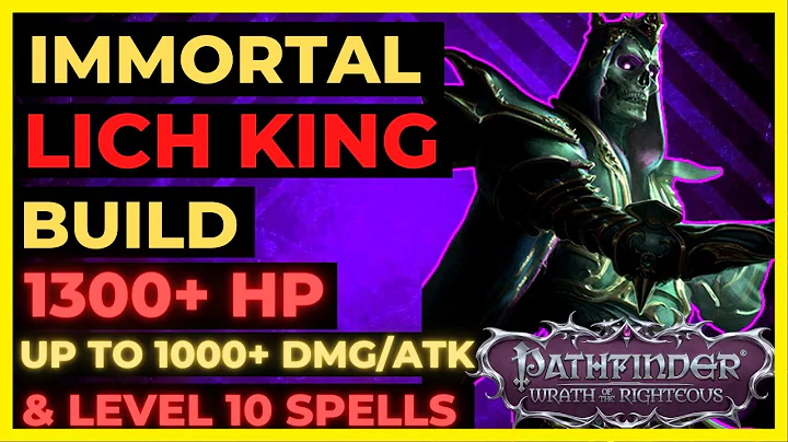 Unleash the Power of the Immortal Lich King - 1300+ HP, 1k+ DMG/ATK & Level 10 Spells