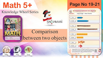 Math 5+ | Knowledge Wheel Series | Page No. 19–21 | Comparison Between Two Objects | Reinforcement