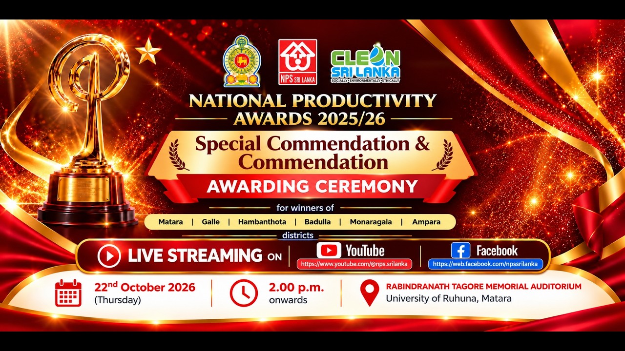 NATIONAL PRODUCTIVITY AWARDS 2025/26
