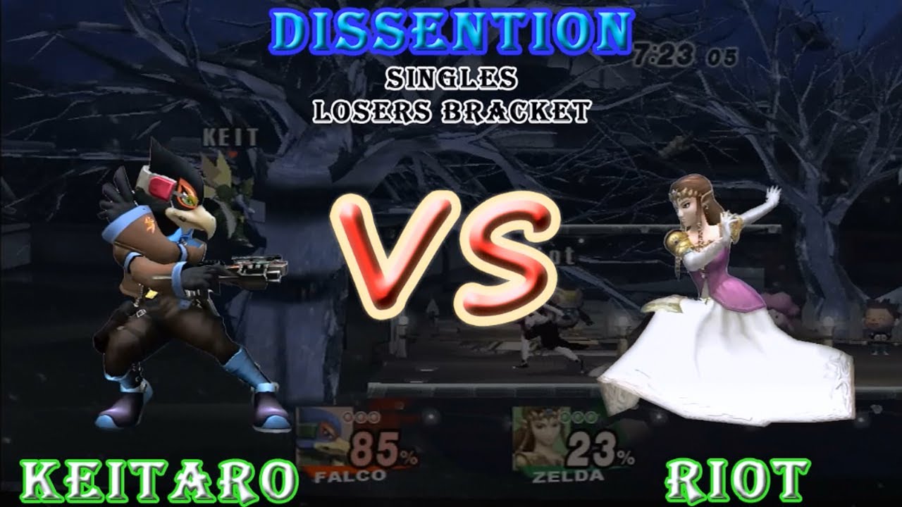 SSBB - Keitaro (Falco) Vs Riot (Zelda) - Dissention
