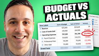 Build an Interactive Budget vs Actuals Report Using PivotTables