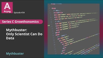 E34 Mythbuster: Only Scientist Can Do Data #datascience #dataanalytics