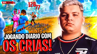 ❤️FREE FIRE AO VIVO❤️JOGANDO DIARIO🖤 PLAY IN🖤❤️