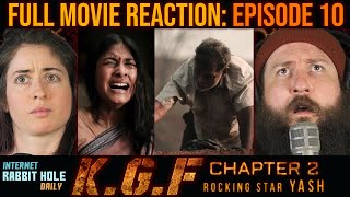 Gagana Nee Song/Rocky's Father Revealed! | KGF CHAPTER 2 Full Movie Reaction | PART 10