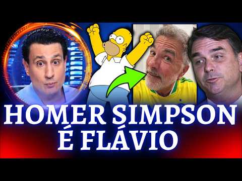 😂 Homer Simpson é Flávio Bolsonaro e a Esquerda surtou