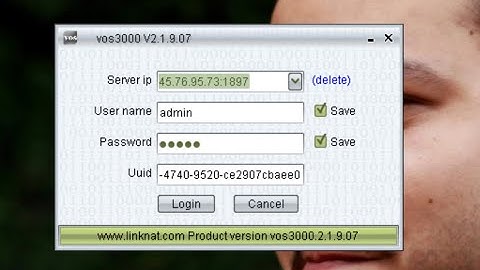 Change VOS3000 21907 Chinese Client to English