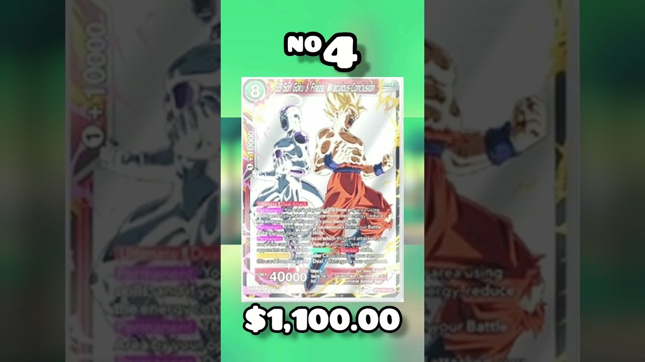 The Most Valuable 'Dragon Ball' Cards // ONE37pm