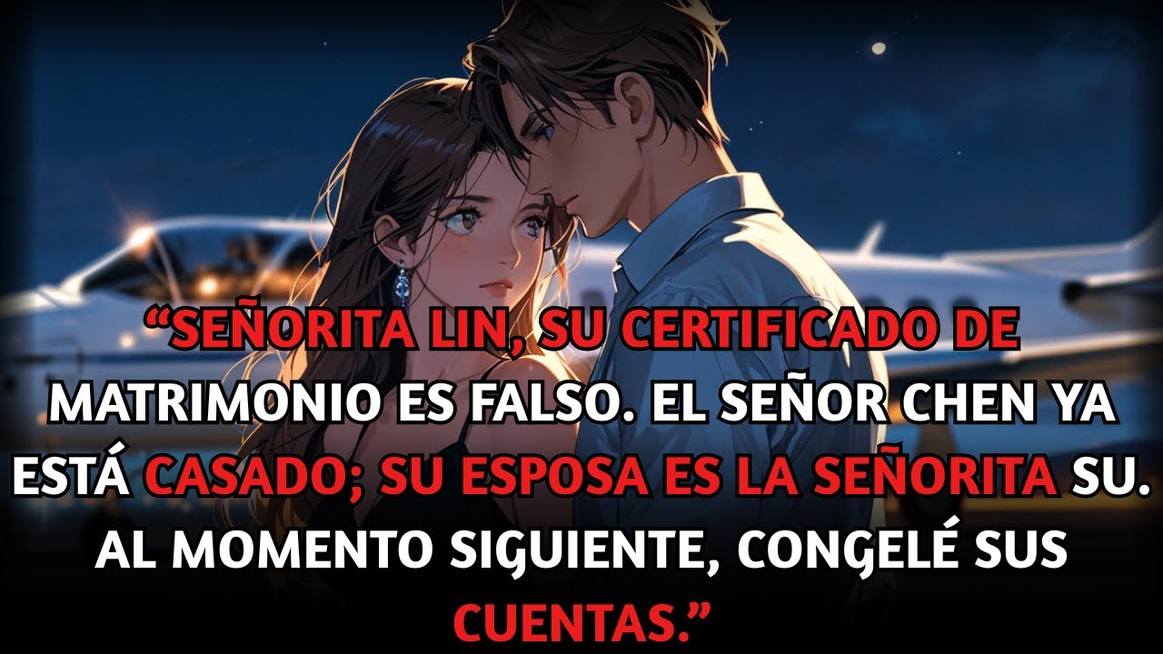Señorita Lin, su matrimonio es falso. El Sr. Chen ya está casado con la Srta. Su congelé sus cuentas