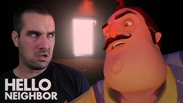 Hello Neighbor Alpha 4 Ending | Secret Mini-Games and The Basement Ending