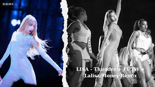 LISA - "Thunder" + "FUTW" + "LALISA/MONEY Outro" Deadline World Tour | Live Band Studio Version