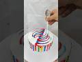 Best multi colour cake design #shorts #trending #ytshorts #viral #youtubeshorts