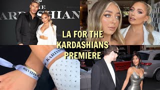 I got flown to LA for The KARDASHIANS premiere!!