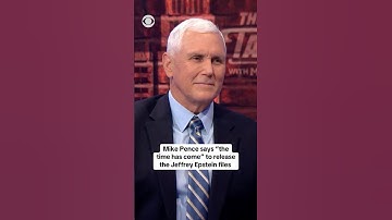 Mike Pence says "the time has come" to release the Jeffrey Epstein files #shorts