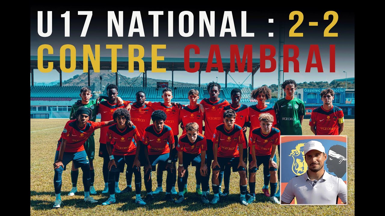 U17 NATIONAL : GFCA (2-2) AC CAMBRAI