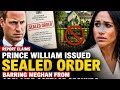Report Claims Prince William Issued Sealed Order Barring Meghan from Adelaide Cottage Grounds🔥