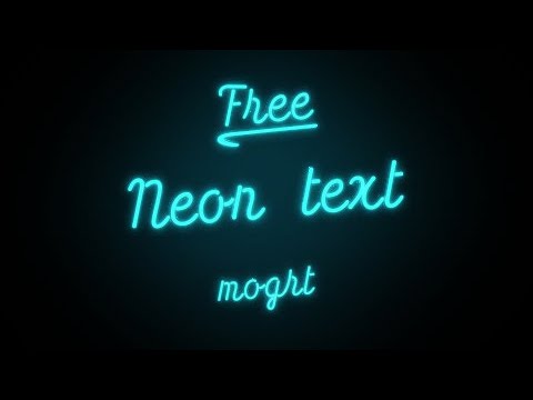 Neon Text Glow |  Vol. 1 