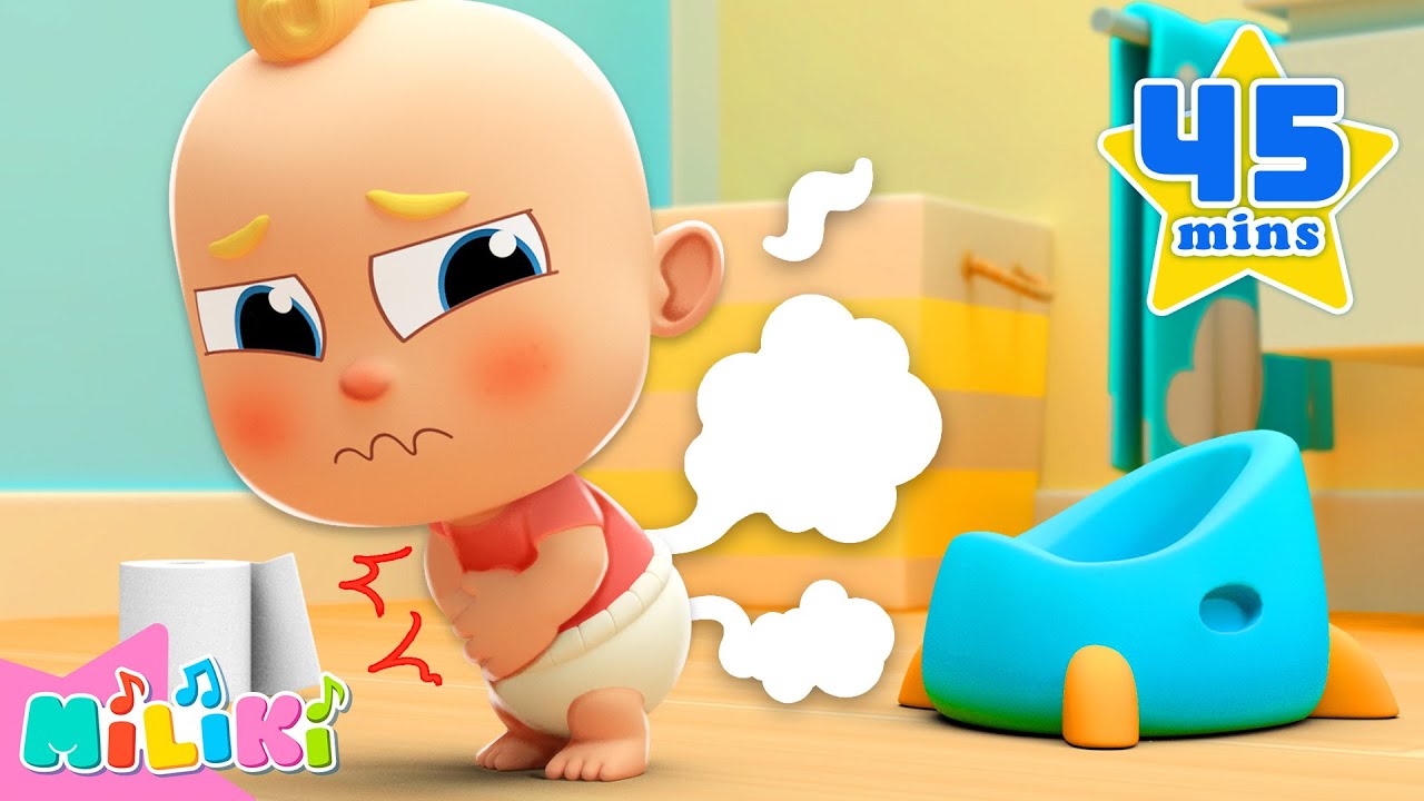 ¡Bebé Miliki aprende a ir al baño! – Buenos hábitos para niños | Miliki