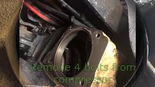 Replace Air Compressor Detroit DD15
