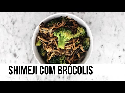 Vídeo: Brócolis Com Cogumelos