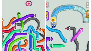Brain game|Tangled snake puzzle game|Level 61-62 with challenge stages screenshot 3