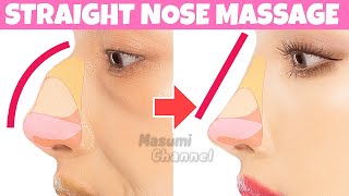 8mins!! Get a Slim, Straight Nose With This Massage! Hooked Nose Reduction, Remove Nose Hump screenshot 3