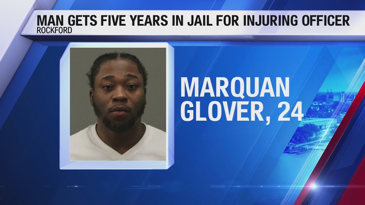 Man gets five years in jail for hitting Rockford officer with car - YouTube