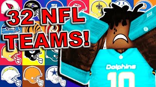 Losing a Game with ALL 32 NFL TEAMS in Roblox! (Football Fusion 2) by Juicy John 19,338 views 1 month ago 3 hours, 45 minutes