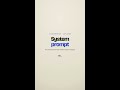 What is a system prompt? — Turn Budget