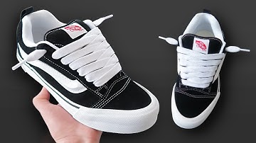 HOW TO LACE KNU SKOOL VANS (BEST WAY)