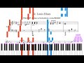Free Piano Sheet St. Louis Blues by W. C. Handy
