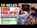50 NCLEX The Most Critical Cord Prolapse Case | The Most Failed OB Emergency #2026 #education #study