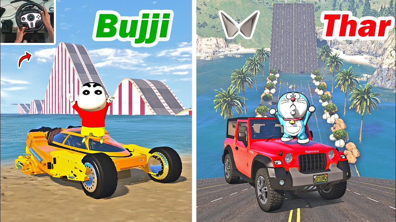 gta 5 kalki bujji car vs mahindra thar | gta v kalki bujji car telugu | gta 5 in telugu