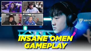 STREAMERS REACTION TO PRX JINGGG INSANE QUADKILL