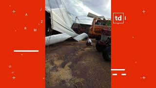 Tornado en el norte cordobés generó daños en Sebastián Elcano