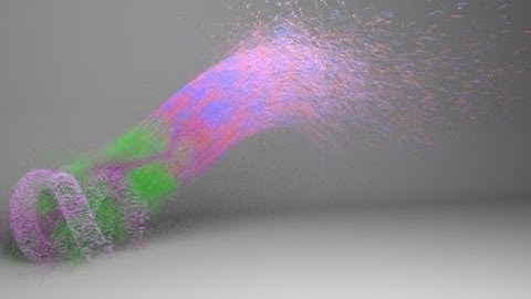 3DS MAX -particle morphing ,material,rendering
