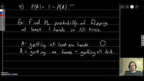 STAT216 Section 4-3 Part I (Probability of "At Least One")