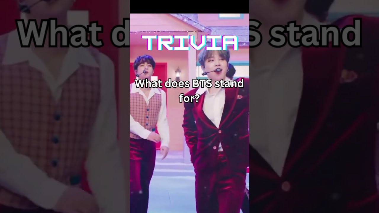 What Does BTS Stand For YouTube What Does BTS Stand For YouTube