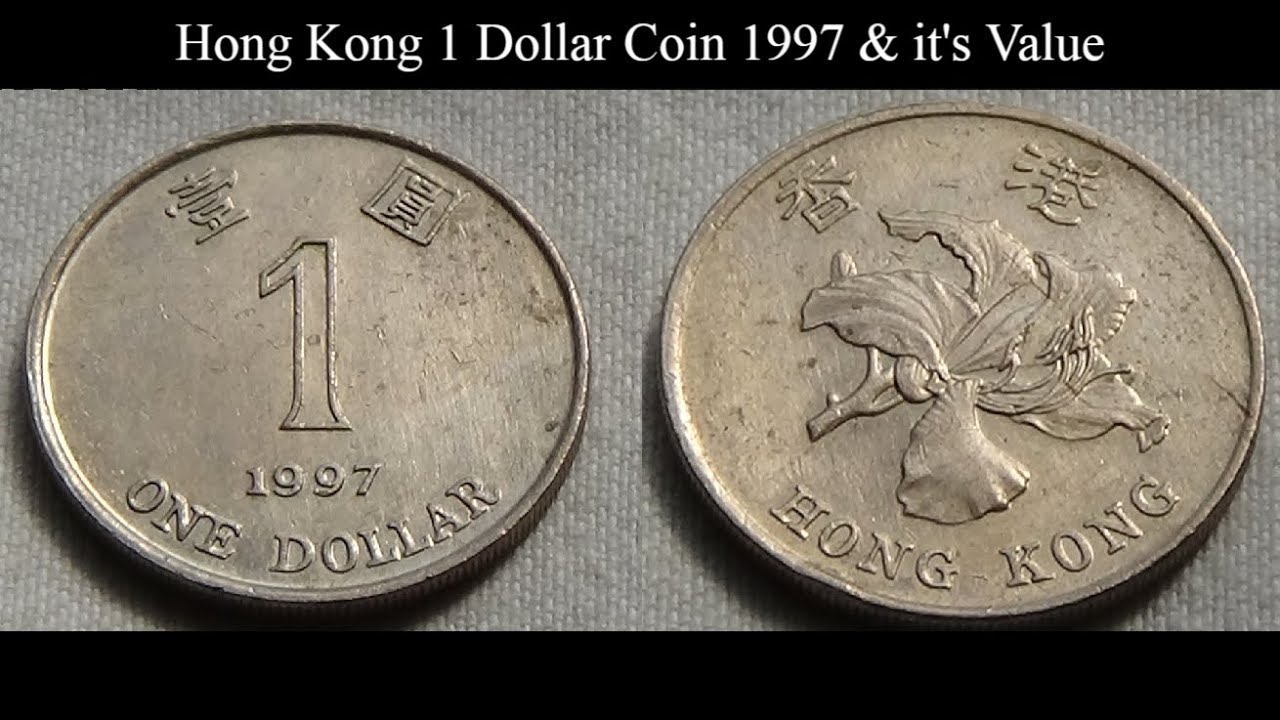 1997 Hong Kong 1 Dollar coin value  How much is $1 HK in dollars? 