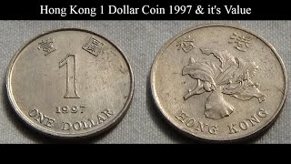 1997 Hong Kong 1 Dollar coin value | How much is $1 HK in dollars?