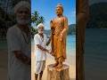 buddha🙏 | The Best Wooden Sculpture  #woodcraft #woodcarving #goutambudha #buddha #bhagwan