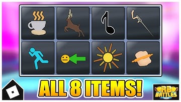 How to get ALL 8 ITEMS + LOCATIONS in RB BATTLES! (Activated Resonator) | Roblox RB Battles 3 Event